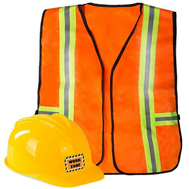 Disfraz de casco de construcción, talla única, 1 pieza