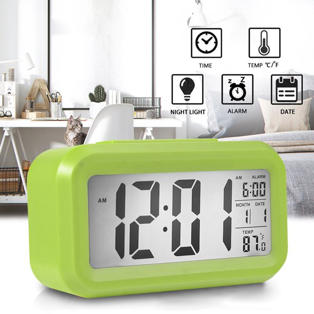 Reloj Despertador Digital Inteligente Con Botón de Repetición de Fecha Y  Temperatura En La Eccomum Despertador