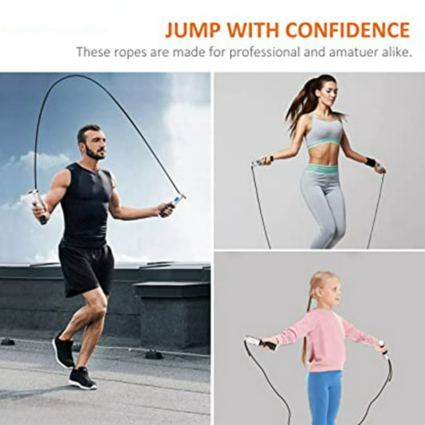 Cuerda para saltar - Cuerda para entrenamiento - Cardio - Fitness