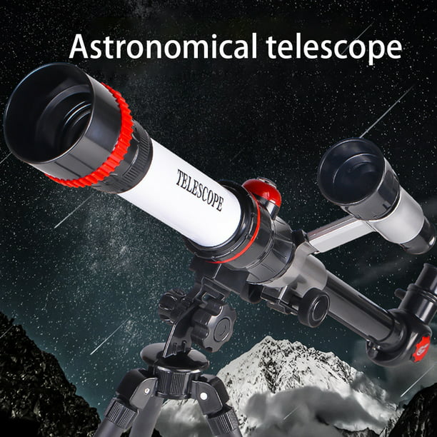 Telescopio astronómico profesional de gran aumento para niños, experimento  Monocular de ciencia, observación de estrellas