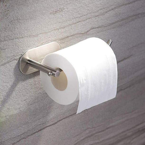  Portarrollos de papel higiénico, paredes libres de daños,  soporte de papel higiénico montado en la pared, soportes de rollo de papel  impermeable/a prueba de polvo, se puede colocar en cualquier lugar 
