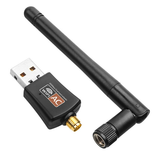  Adaptador USB WiFi Bluetooth, 1300 Mbps de banda dual 2.4/5  GHz, receptor externo de red inalámbrica, mini dongle WiFi para  PC/portátil/escritorio : Electrónica