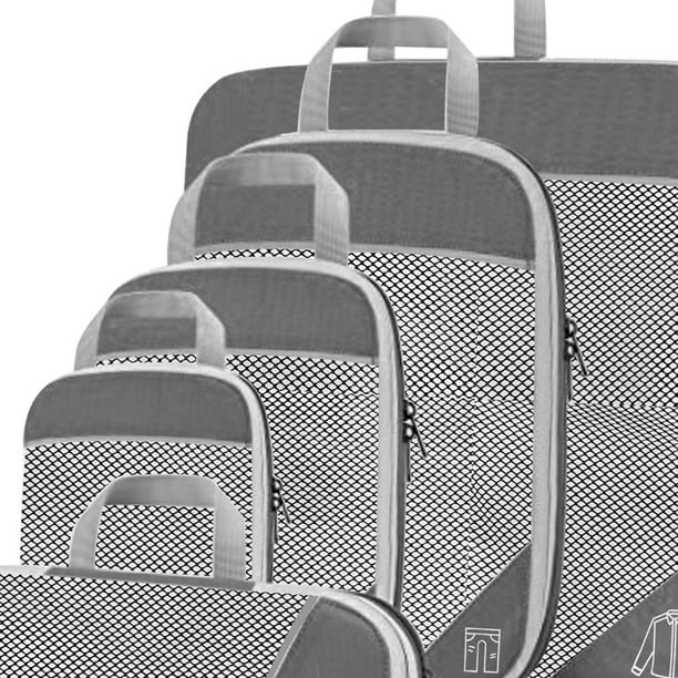 Travelkin - Cubos de viaje para embalaje, bolsas de compresión de equipaje  para viajes, cubos de embalaje para maletas, compresión con bolsa de
