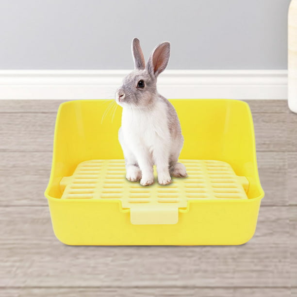 Caja de Arena para Conejos Y Mascotas, Herramienta de Limpieza para  Entrenamiento de Inodoro, Entrenador de Orinal para Interiores de Animales  Pequeño