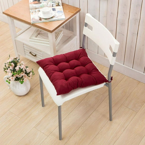 FBBSZSD Cojín redondo para silla, cojín de asiento de espuma viscoelástica,  cojines de silla para sillas de comedor, hogar, oficina, dormitorio (color