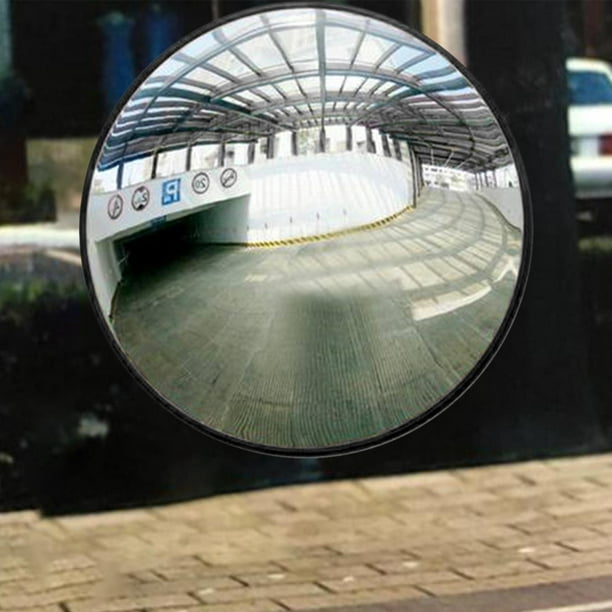  GEIRONV Espejo panorámico de seguridad para estacionamiento,  espejo giratorio de rebote comprimido, espejo antirrobo para tienda de  conveniencia, espejo de tráfico (color : interior, tamaño: 11.8 in) :  Industrial y Científico