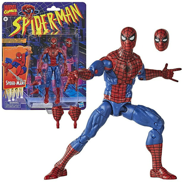 Disney-figuras de acción de Spiderman para niños, juguetes de Pvc de 8Cm,  modelo de héroe de Marvel, qiuyongming unisex