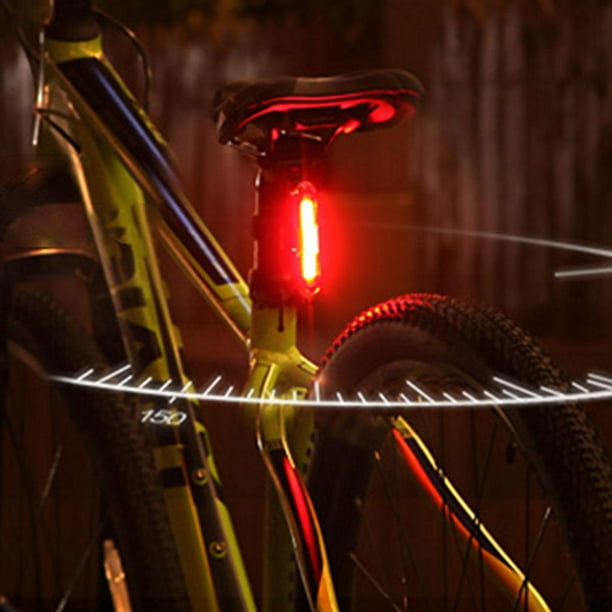Luz trasera de bicicleta de alto brillo, potente luz trasera de bicicleta  LED recargable con 5 modos Steday / Fsh Soledad Luz trasera de bicicleta