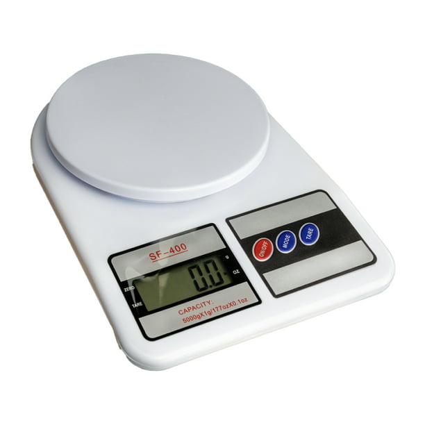 DE'VELO Báscula de cocina digital precisa para alimentos con medición de  peso en gramos, onzas y libras. Ideal para hornear, cocinar, joyas,  pantalla