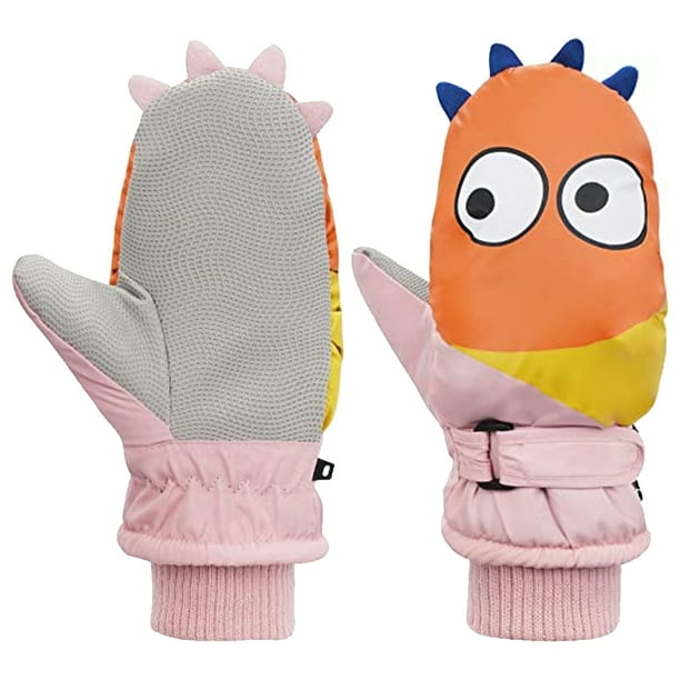 Manoplas para niños pequeños Guantes de nieve impermeables para niños y  niñas Guantes de nieve de invierno para niños pequeños Zhivalor  CPB-US-XD453-2