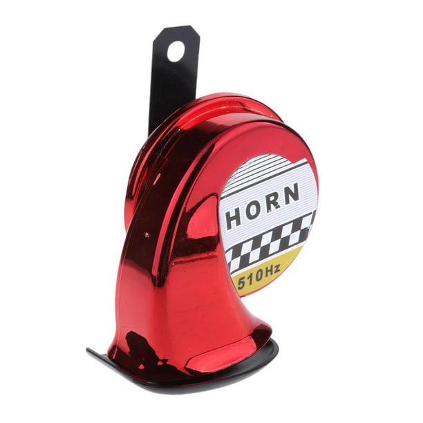 Sirena de Bocina de Aire Impermeable para Motocicleta, Camión, Coche, 12 V, Color Rojo Hugo Reemplace el claxon de aire | Walmart en línea