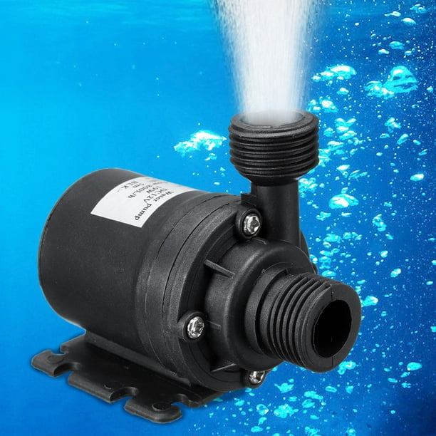 Seedfactor Bomba de acuario de 800 GPH (3000 L/H, 24 W), bomba de agua  ultra silenciosa con elevación de 10 pies de alto, bomba de fuente con  cable de