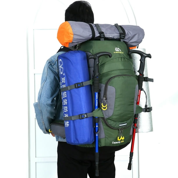  C4ZONE Mochila de 60 litros con marco interno para senderismo  al aire libre, mochilas para viajes, escalada, camping, montañismo :  Deportes y Actividades al Aire Libre