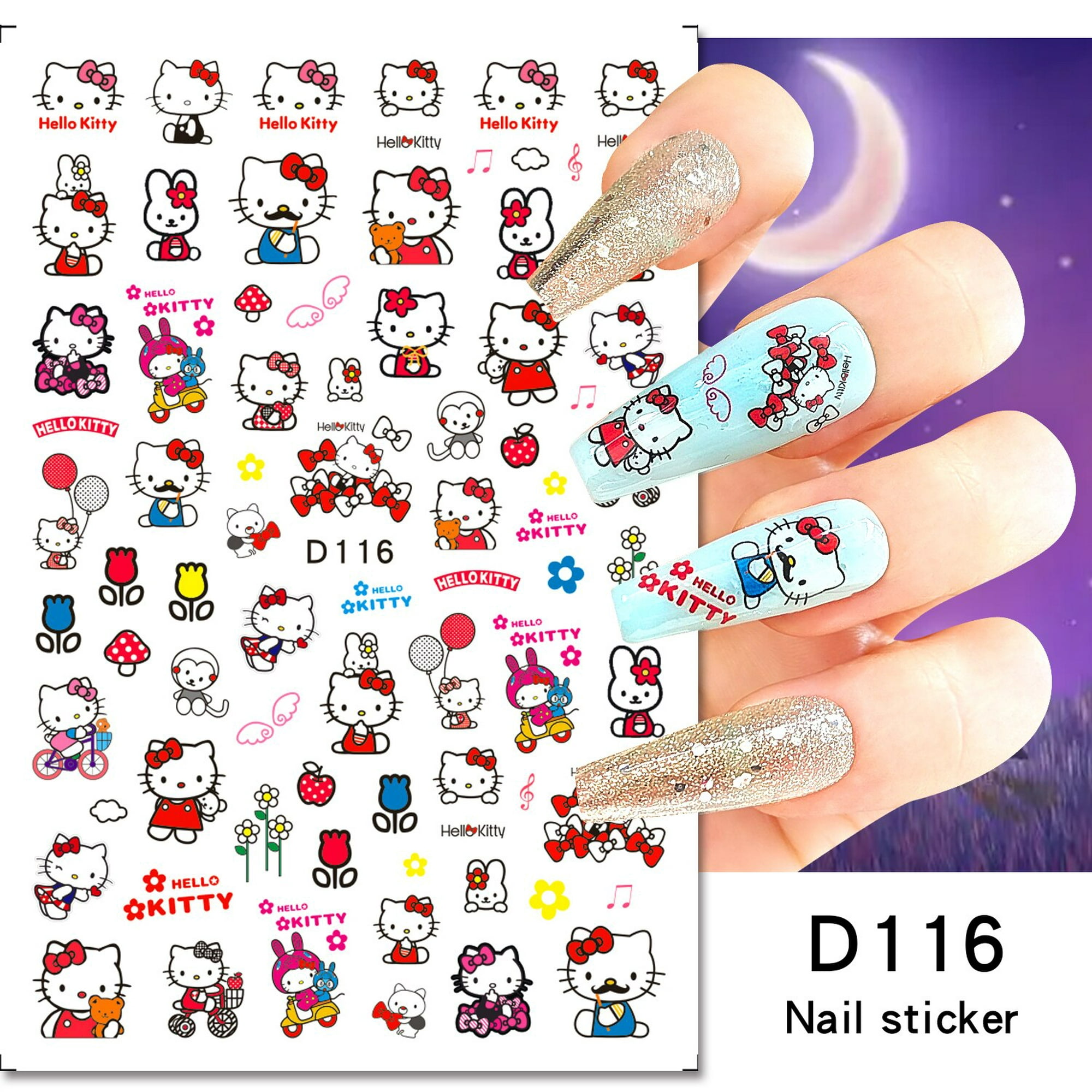 Las pegatinas de Hello Kitty para uñas que alegrarán tu manicura