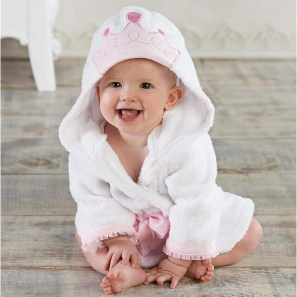 Bata de Baño Rosa Baby Colors para Bebé Niña