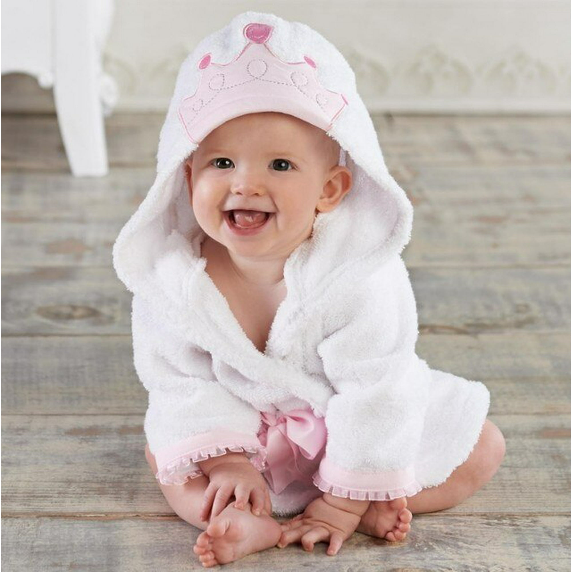 Comprar Precioso bebé niñas dibujos animados con capucha Albornoz niño niño  baño toalla bata ropa de cama manta