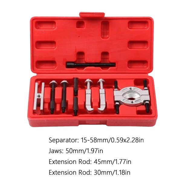 Kit extractor de rodamientos pequeños. 9 piezas