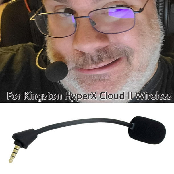 Micrófono de repuesto de Likrtyny para auriculares de gaming HyperX Cloud  II