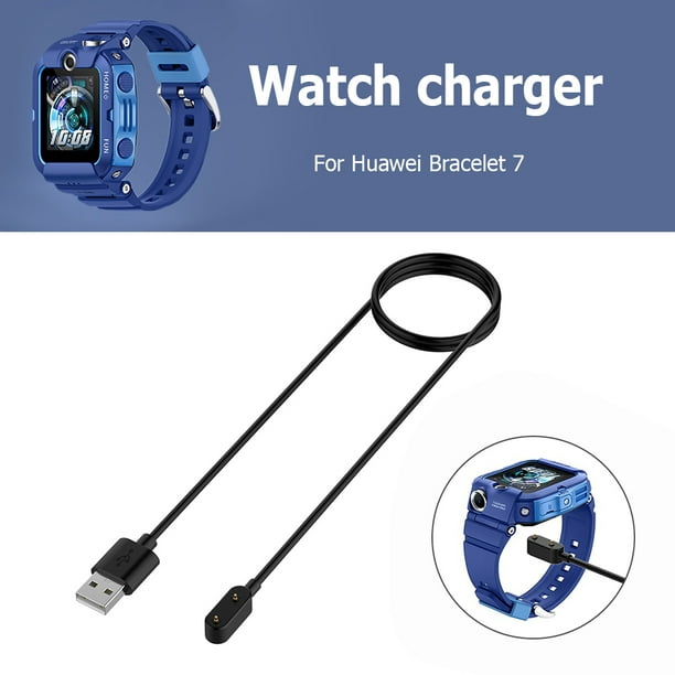 Cargador para reloj inteligente Huawei Band7 adaptador de Cable de carga  Likrtyny USB de 2 pines Cable de carga de 1m para Honor Band 3 6 Pro  adaptador de corriente