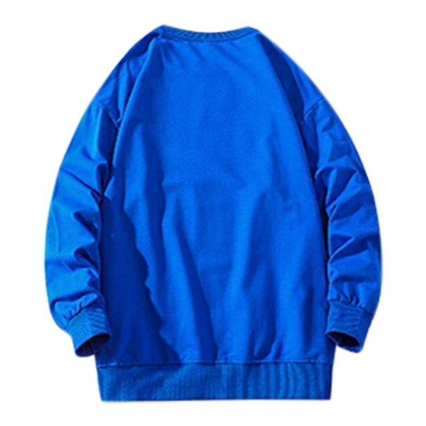 Gibobby Sudaderas para hombre Sudadera para Hombre Estilo Camisa para  Hombre(Azul,G)