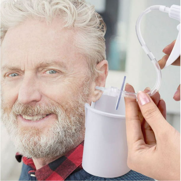 Aspirador Limpiador de oidos, Limpiador de oídos Kit de lavado de oídos  limpieza para oídos seguro