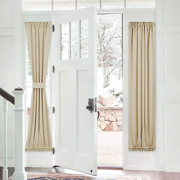  Cortina de puerta para privacidad de puerta, cortinas