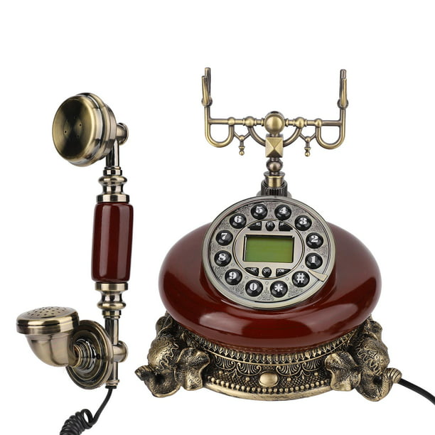 Teléfono Antiguo, Teléfono Vintage Digital Con Cable