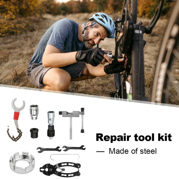 Herramientas de reparación de bicicletas de carretera MTB desmontables para  cadena de bicicleta de 8/9/10 velocidades (estilo D) Ehuebsd