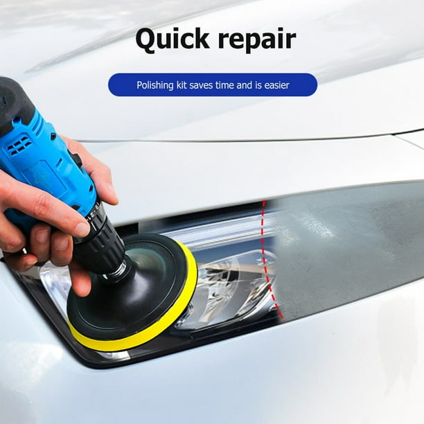 Kits de pulido para restauración de faros delanteros de coche herramienta  Ehuebsd de reparación para pasta de limpieza lejana cuidado de pintura