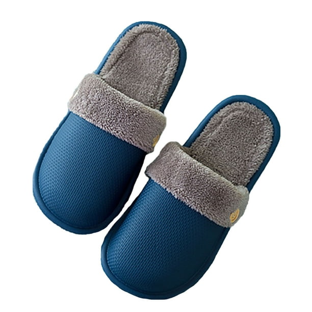 Zapatillas Cerradas de Invierno para Mujer en Azul