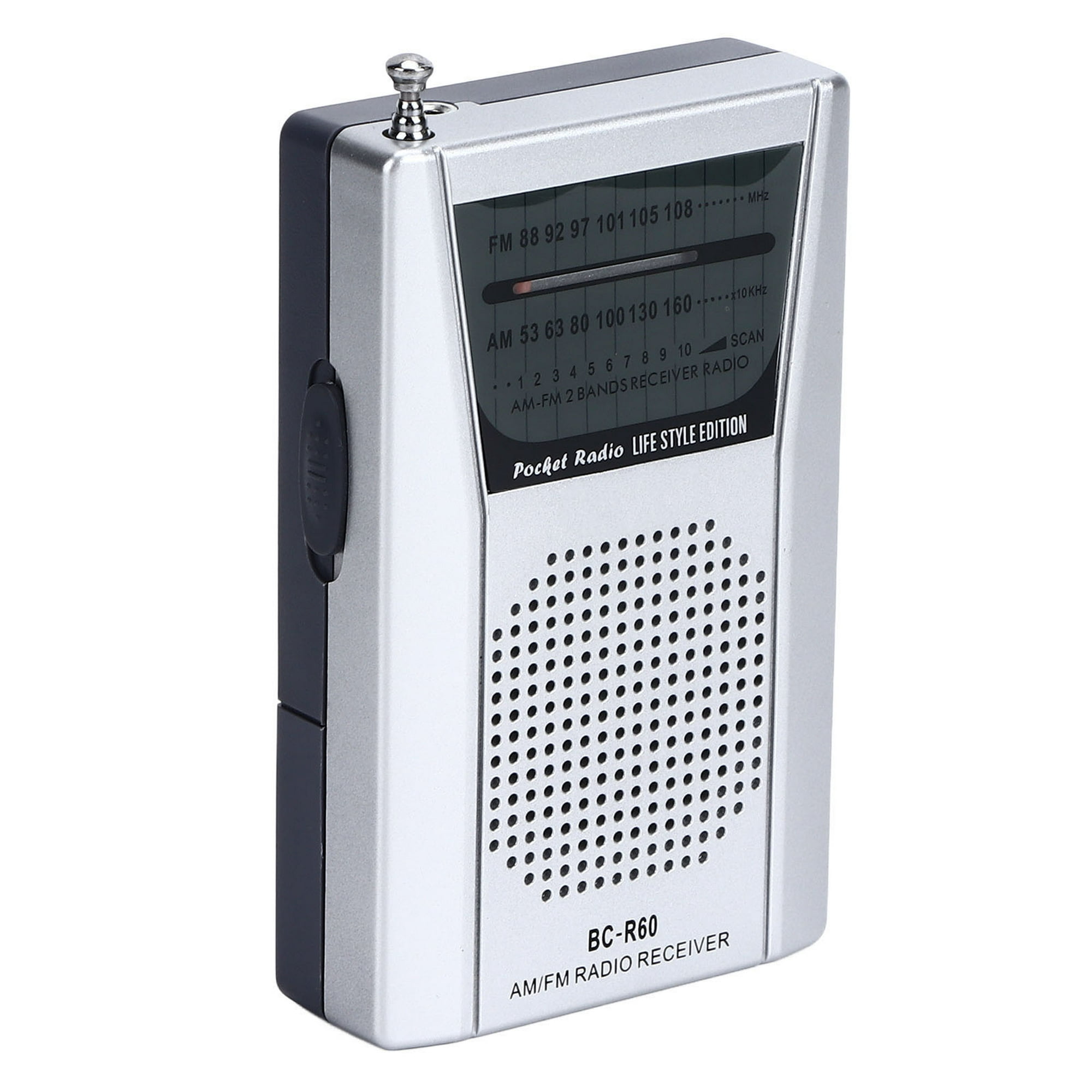 Radio de transistores, Radio portátil de bolsillo Radio pequeña Radio de  bolsillo Acabado de lujo Jadeshay A