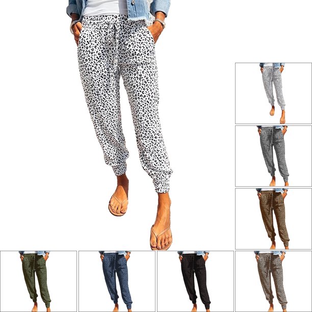 Pantalones Sueltos De Mujer,Pantalones De Mujer Con Estampado De Leopardo  Pantalones De Mujer Con Estampado De Leopardo Pantalones De Salón Para  Mujer Diseño A Prueba De Futuro