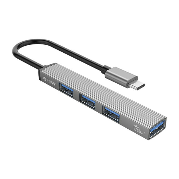ORICO-concentrador de puertos USB 3,0, extensión de 7 puertos para Notebook  de alta velocidad