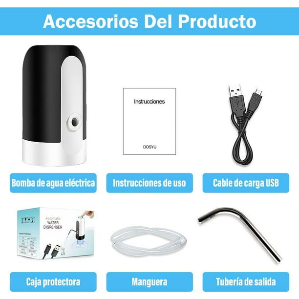 Dispensador De Agua Eléctrico Automático – Carga USB – My Home