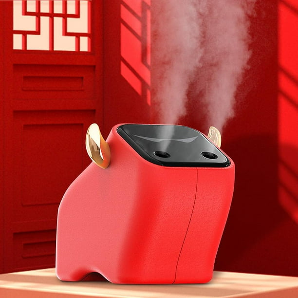 Ox Car Humidificador de aire Hogar Vaporizador silencioso Difusores de  aromaterapia de aceites esenciales Difusor de apagado automático para 2021  Año del buey del zodiaco chino Hog