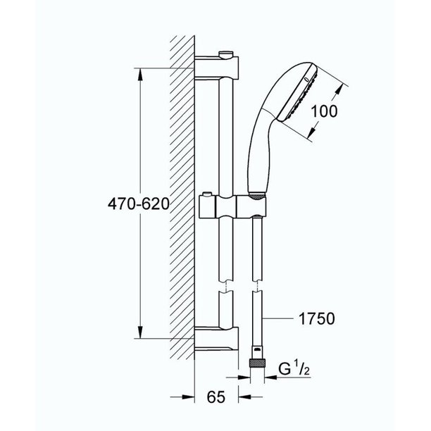 Grifo de cocina GROHE Get chrome + limpiador Grohclean