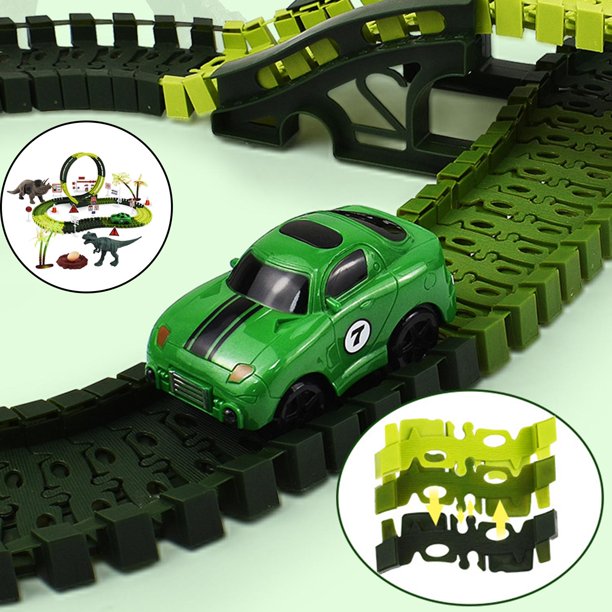  Juegos de pista de carreras de coches de tragamonedas – Pista  de carreras eléctrica para niños y niños – Pista de carreras RC con 4 coches  de tragamonedas, pista de carreras