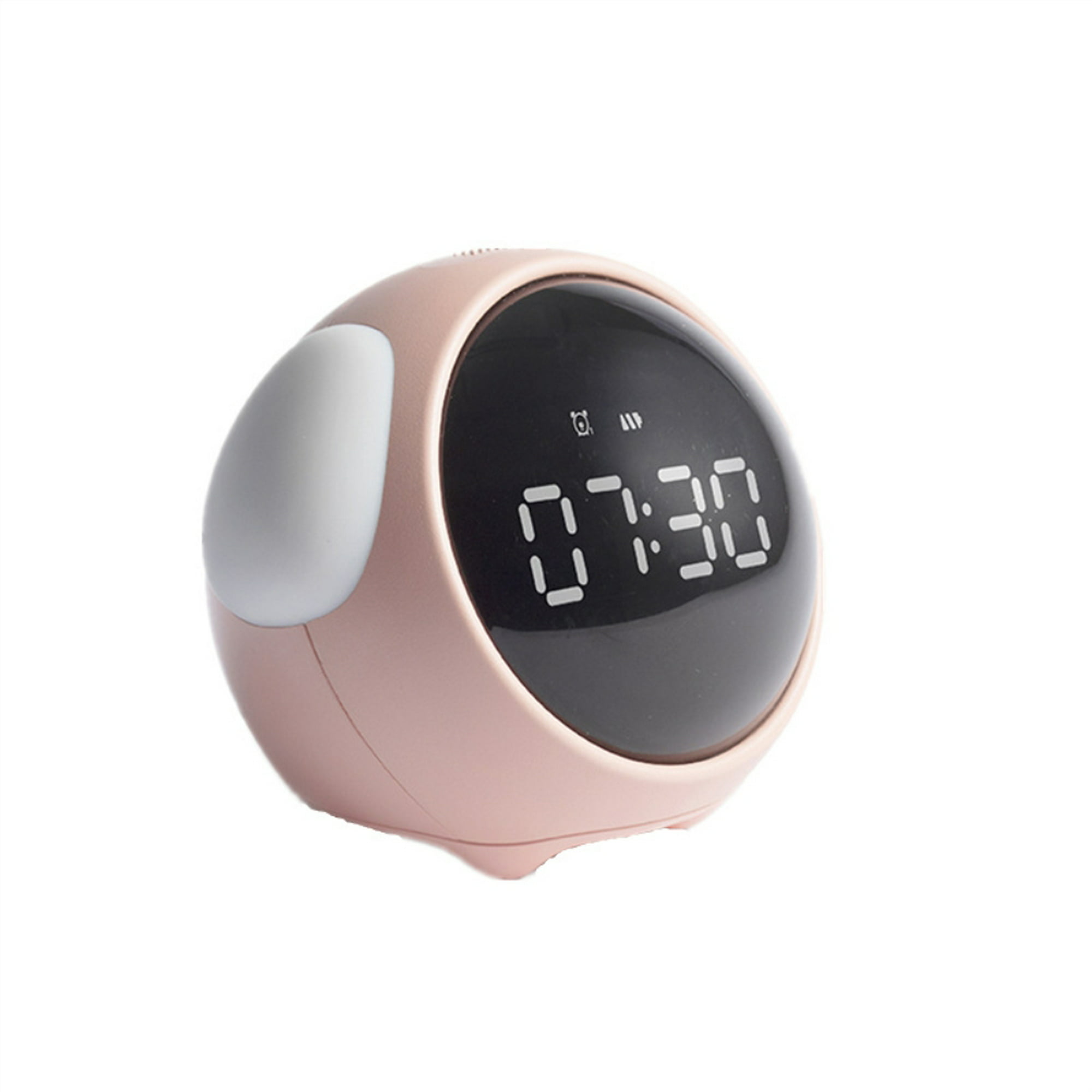 Reloj despertador digital, [versión mejorada] Reloj LED para dormitorio,  reloj electrónico de escritorio con pantalla de temperatura, brillo