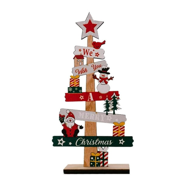 SEWACC 200pcs Adornos de Navidad Botones Decorativos Adornos de Madera de  Navidad Botones Hechos a Mano Botones de Madera Botones de Madera de  Navidad