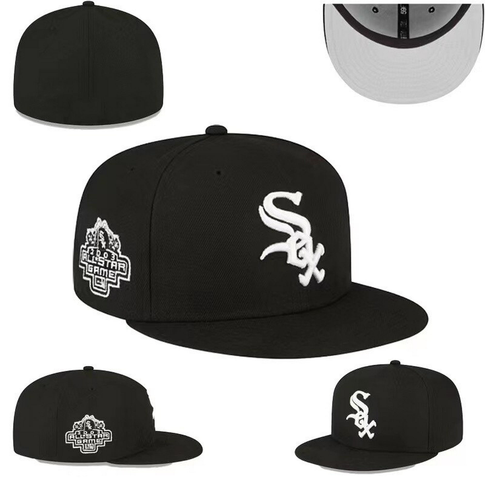 2023 New Sox Sombreros ajustados Gorras de béisbol Moda Hip Hop Tamaño de  hueso para hombres Mujeres Carta completa Gorras cerradas hola suerte  unisex