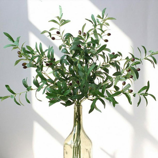 Hoja de olivo Artificial de 98cm, hojas de simución, decoración