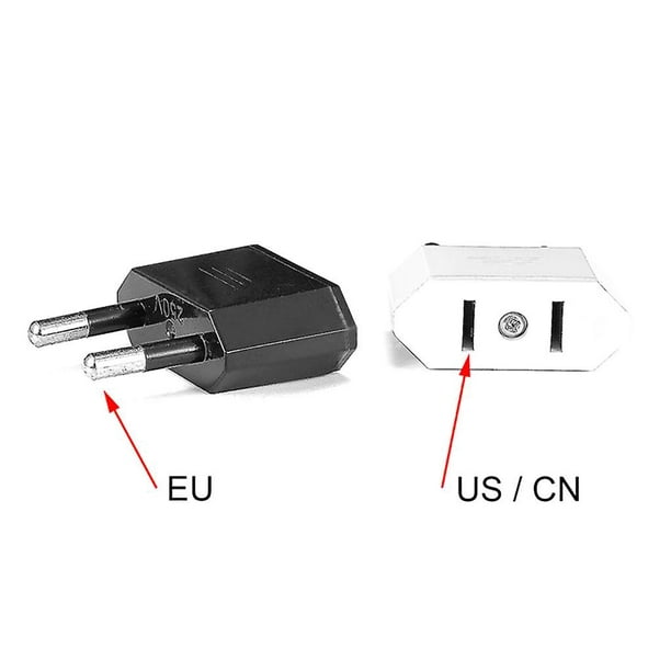 BoxWave® - Adaptador de enchufe de enchufe americano a europeo, convertidor  de enchufe tipo A a tipo F para teléfonos inteligentes y tabletas
