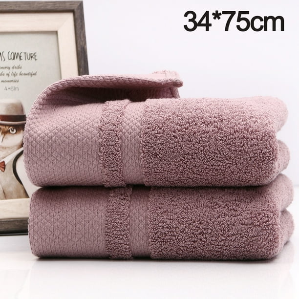 Juegos de toallas de mano para baño, toallas faciales 100% algodón, toalla  de mano súper suave y altamente absorbente (paquete de 2)