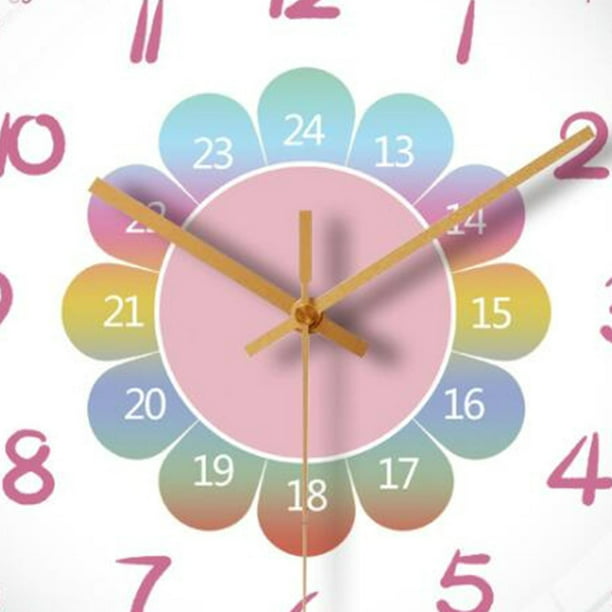 1 Reloj Bicicleta Rosa Reloj Pared Flores Día Madre Relojes - Temu