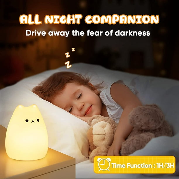 Lámpara de noche para bebé, habitación decorativa para niña, lámpara de  noche para niños TUNC Sencillez
