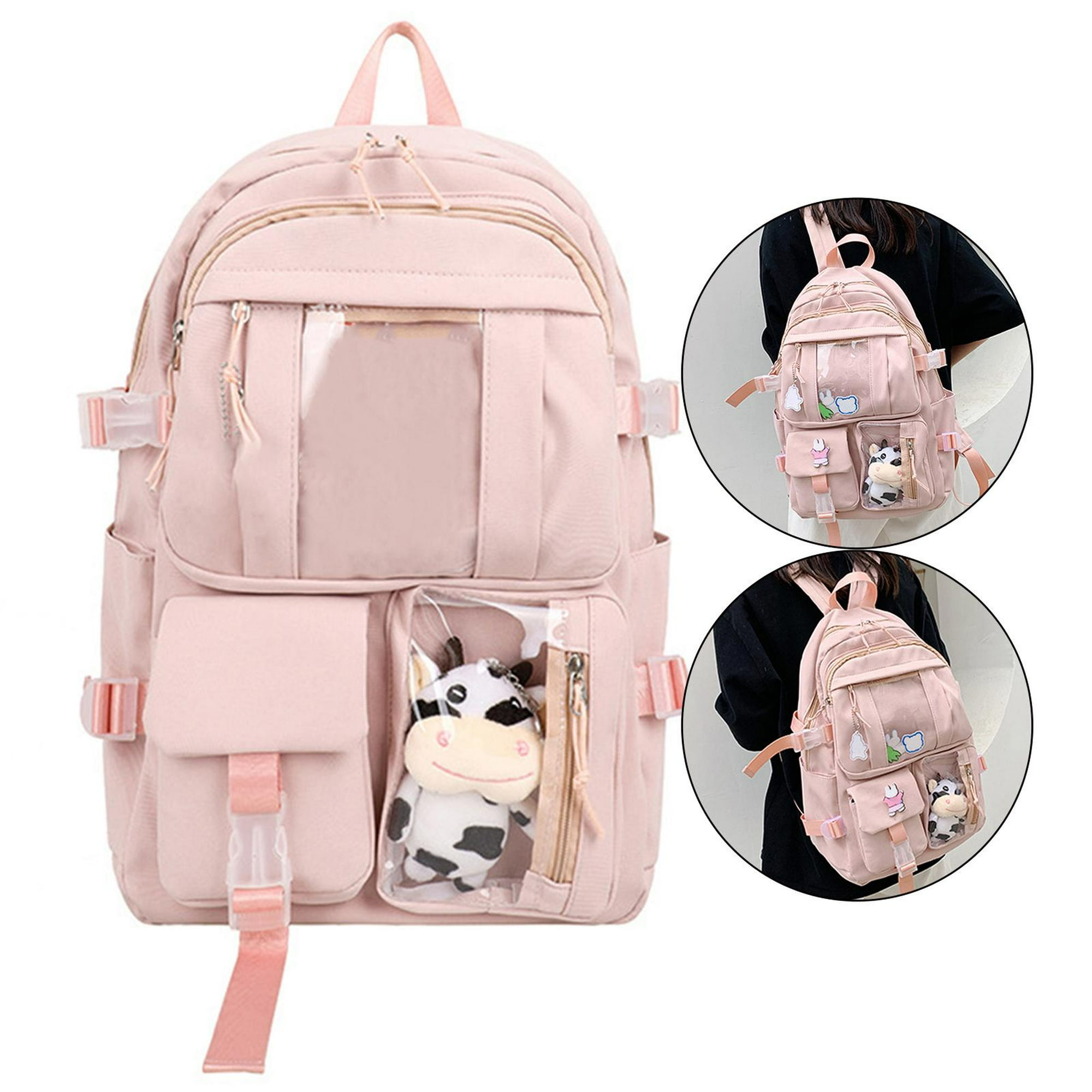 Ripley - MOCHILA PARA ORDENADOR PORTÁTIL PARA MUJER, ESCOLARES PARA  ADOLESCENTES, MULTIBOLSILLOS, ALTA CAPACIDAD, BOLSO DE LIBROS - ROSA