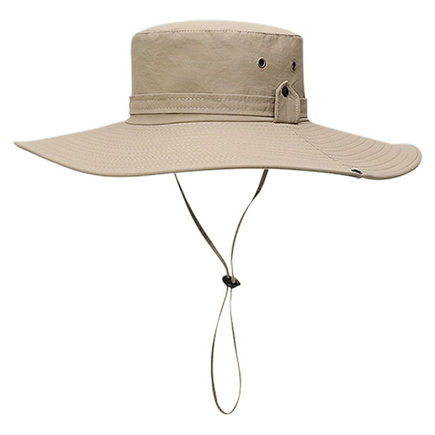 Sombreros para el sol con protección UV, gorra de ala ancha para  senderismo, safari, también apto para niños y niñas Zhivalor Gorras y Gorros