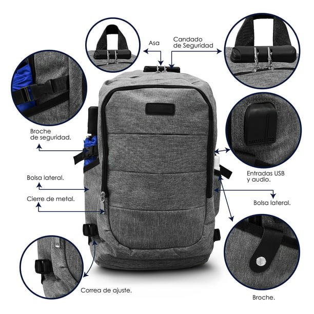 Como cambiar la contraseña de una mochila con candado anti robo 