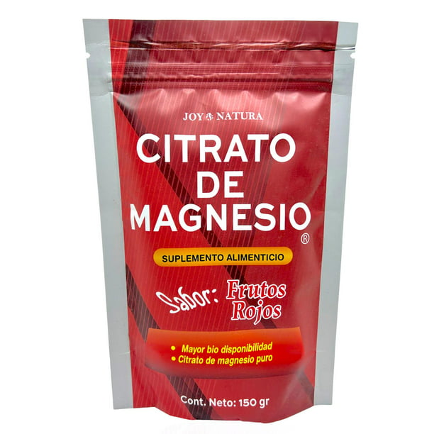 Citrato de Magnesio en Polvo Frutos Rojos 150 grs Joy Natura Joy Natura  JOYCITRATOMAGNESIOFRUTOSR
