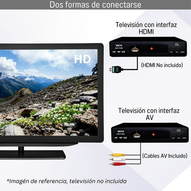Decodificador Tv Digital Y Analógica Full Hd 1080p Malubero